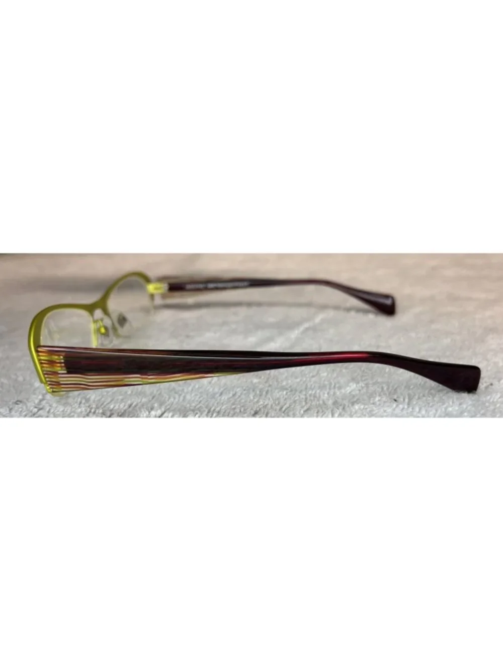Face a Face FRESH 1 9149 Green Brown Red Half Rim Eyeglasses Frames 50-18-130
